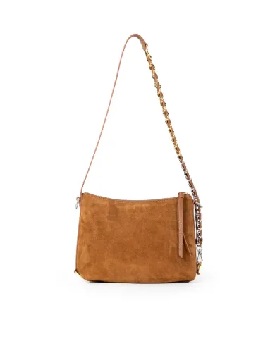 Coccinelle Borsa bandoliera scamosciata Gretel suede pu Cognac