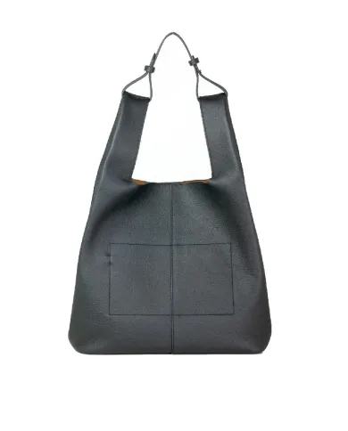 Coccinelle Borsa grande a tracolla Beat shopping Nero/Cuoio