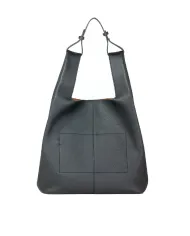 Coccinelle Borsa grande a tracolla Beat shopping Nero/Cuoio