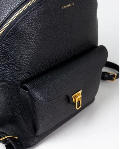 Coccinelle Zaino grande in pelle Beat generatio Nero