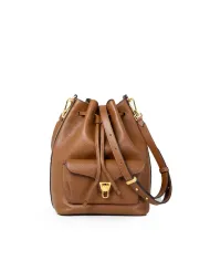 Coccinelle Borsa secchiello Beat generatio Cognac