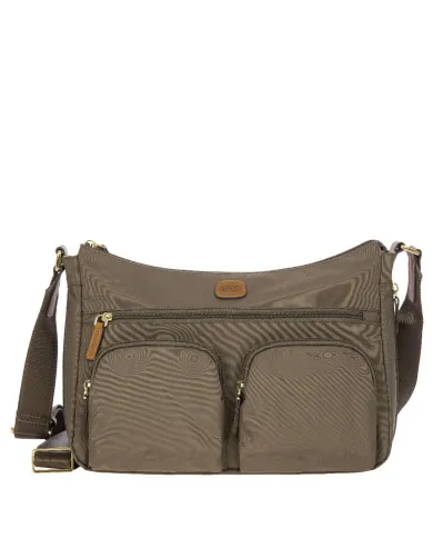 Bric's Borsa leggera in nylon X-Collection Grigio