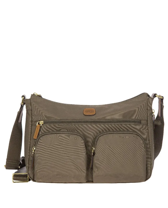 Bric's Borsa leggera in nylon X-Collection Grigio