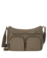 Bric's Borsa leggera in nylon X-Collection Grigio