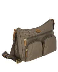 Bric's Borsa leggera in nylon X-Collection Grigio