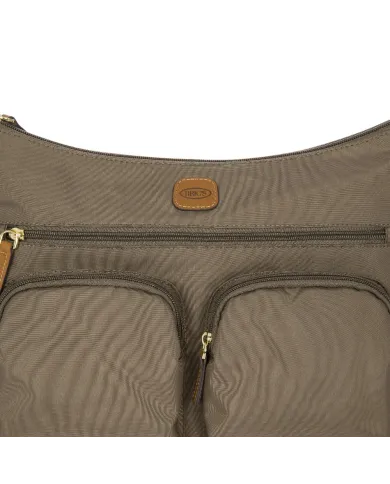 Bric's Borsa leggera in nylon X-Collection Grigio