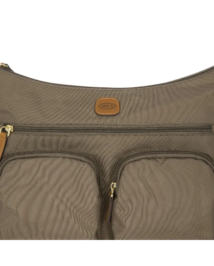 Bric's Borsa leggera in nylon X-Collection Grigio