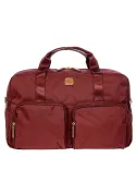 Bric's Borsone in tessuto X collection Bordeaux