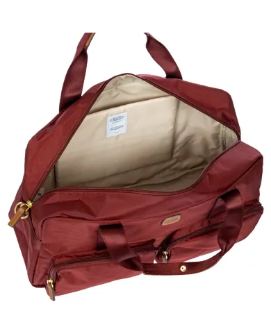 Bric's Borsone in tessuto X collection Bordeaux