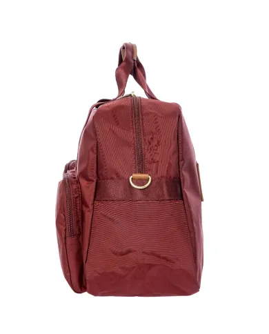 Bric's Borsone in tessuto X collection Bordeaux