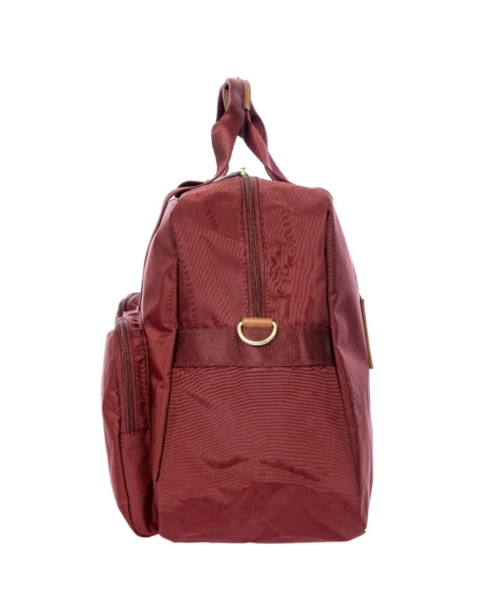Bric's Borsone in tessuto X collection Bordeaux