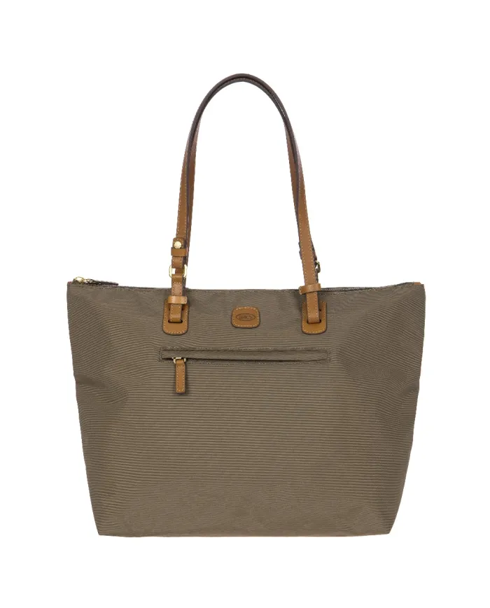 Bric's Borsa shopper in tessuto X-Collection Grigio