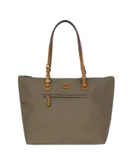 Bric's Borsa shopper in tessuto X-Collection Grigio