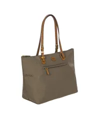 Bric's Borsa shopper in tessuto X-Collection Grigio