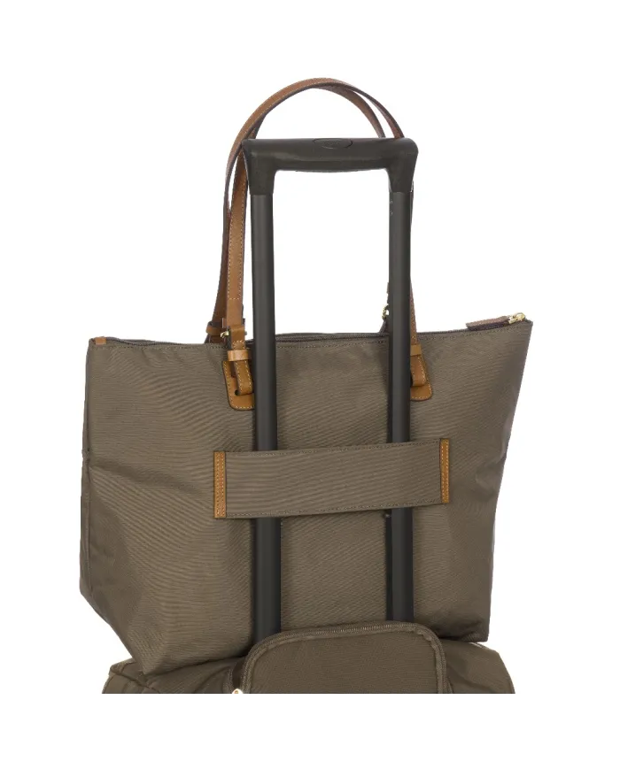 Bric's Borsa shopper in tessuto X-Collection Grigio
