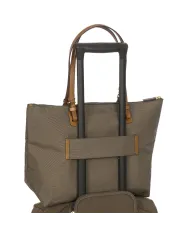 Bric's Borsa shopper in tessuto X-Collection Grigio