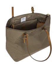 Bric's Borsa shopper in tessuto X-Collection Grigio
