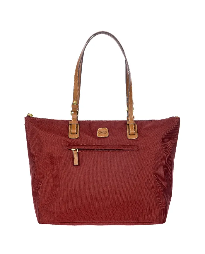 Bric's Borsa shopper in tessuto X-Collection Bordeaux