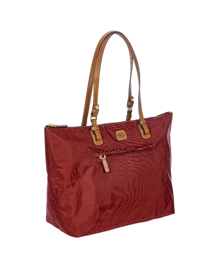 Bric's Borsa shopper in tessuto X-Collection Bordeaux
