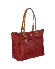 Bric's Borsa shopper in tessuto X-Collection Bordeaux