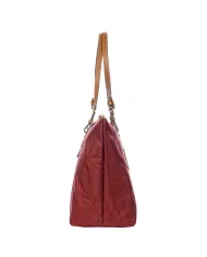 Bric's Borsa shopper in tessuto X-Collection Bordeaux