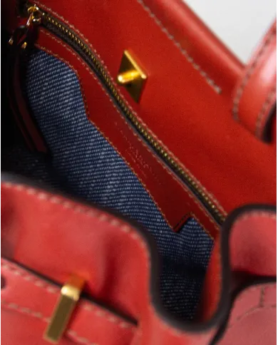 Gianni Chiarini Borsa piccola pelle liscia Tilda Mattone