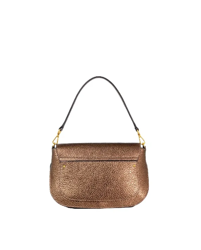 Gianni Chiarini Borsa piccola pelle e camoscio Olga Bronzo