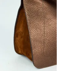 Gianni Chiarini Borsa tracolla grande Olga Bronzo