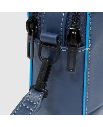 Piquadro Pochette uomo in pelle Atlas Blu