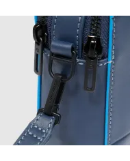 Piquadro Pochette uomo in pelle Atlas Blu