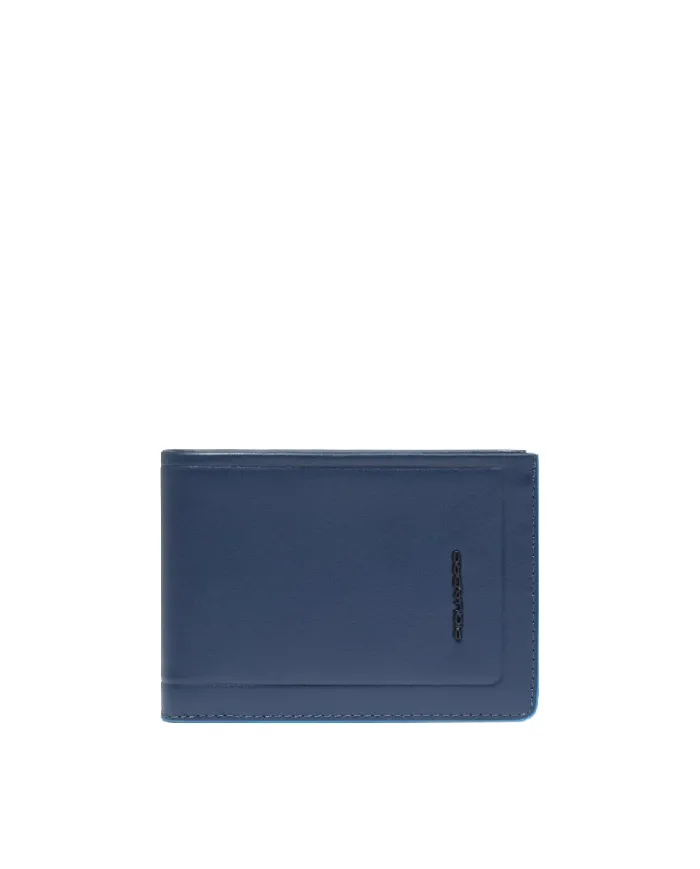 Piquadro Portafoglio uomo Atlas Blu