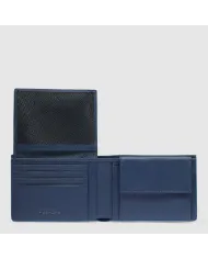 Piquadro Portafoglio uomo Atlas Blu