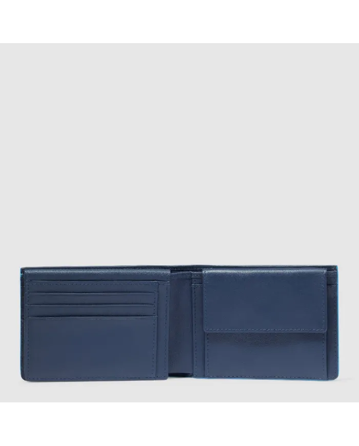 Piquadro Portafoglio uomo Atlas Blu