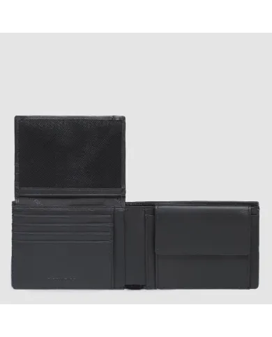Piquadro Portafoglio uomo Atlas Nero