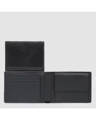 Piquadro Portafoglio uomo Atlas Nero