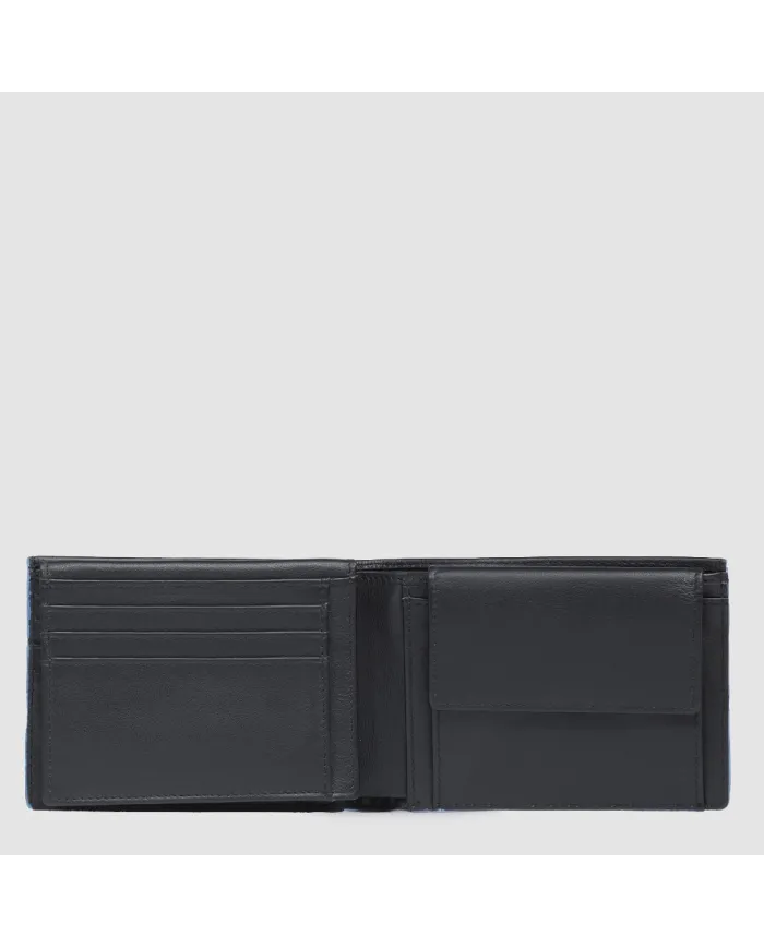 Piquadro Portafoglio uomo Atlas Nero