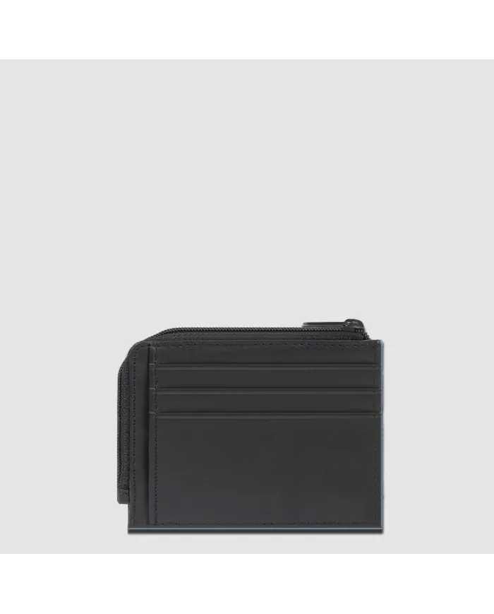 Piquadro Porta carte di credito piccolo Atlas Nero