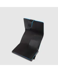 Piquadro Porta carte di credito con tasca banconote Atlas Nero