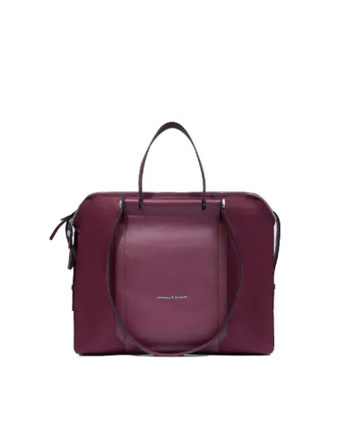 Piquadro Shopping bag in pelle Lyra Bordeaux