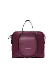 Piquadro Shopping bag in pelle Lyra Bordeaux