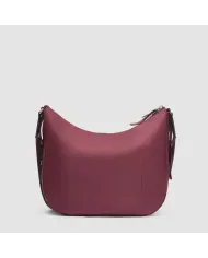 Piquadro Borsa nylon e pelle Lyra Bordeaux