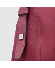Piquadro Borsa tessuto e pelle Lyra Bordeaux