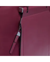 Piquadro Cartella tessuto pelle pc 15" Lyra Bordeaux