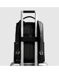 Piquadro Zaino pelle porta pc 14" Patricia Nero