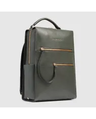 Piquadro Zaino pelle porta pc 14" Patricia Verde