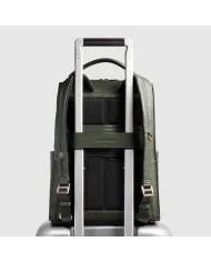 Piquadro Zaino pelle porta pc 14" Patricia Verde