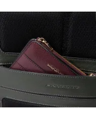 Piquadro Zaino pelle porta pc 14" Patricia Verde