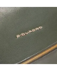 Piquadro Zaino pelle porta pc 14" Patricia Verde