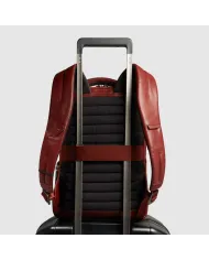 Piquadro Zaino in pelle porta pc 13,3 Key Words Marrone