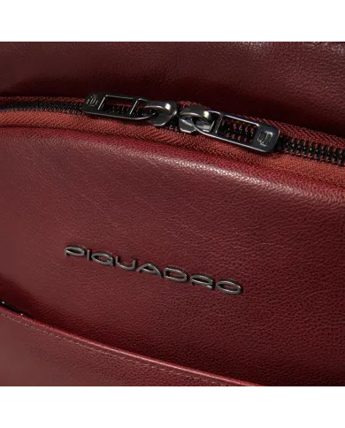 Piquadro Zaino in pelle porta pc 13,3 Key Words Marrone